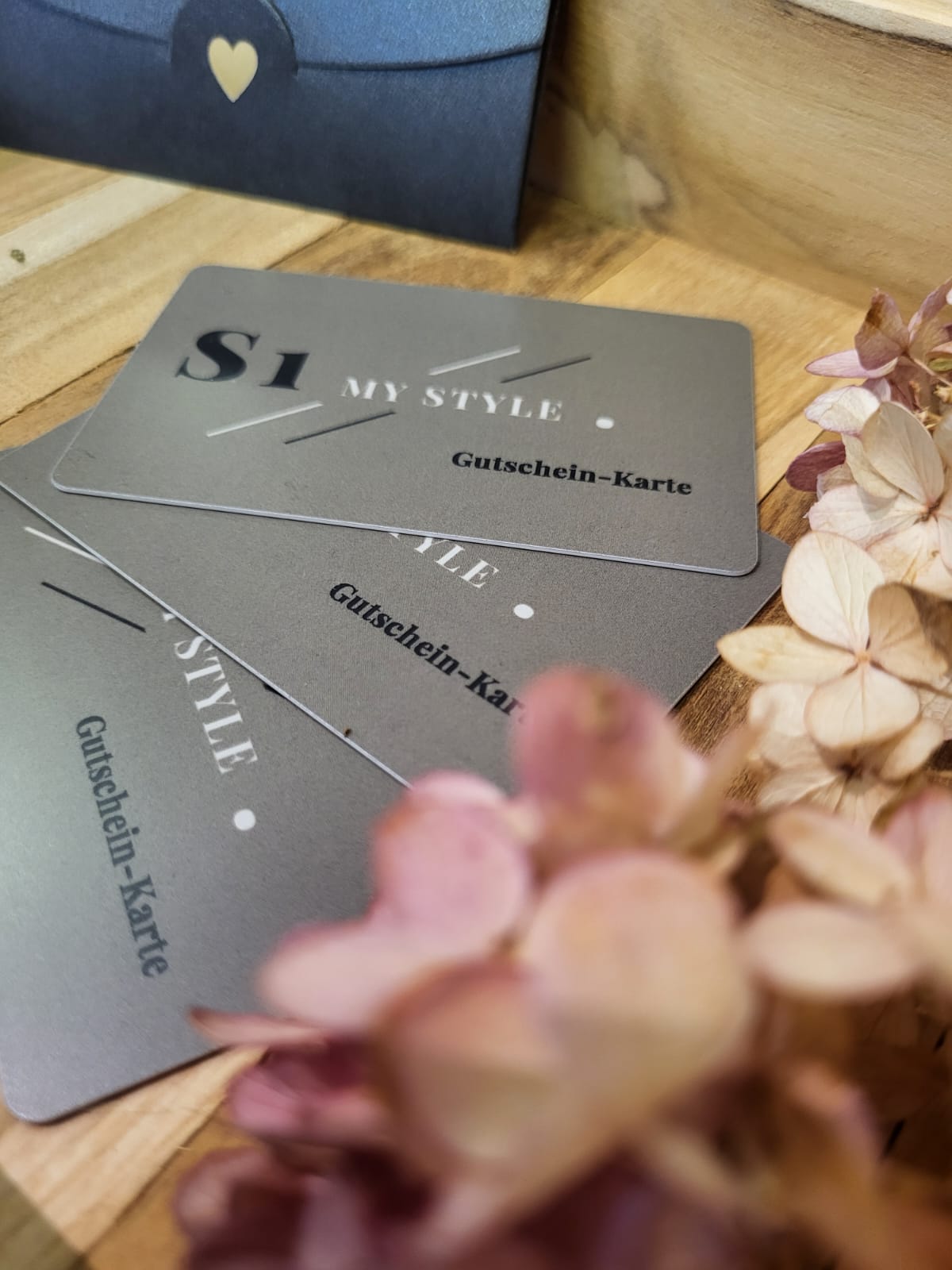 Gutschein Karte in 4 Preis Varianten